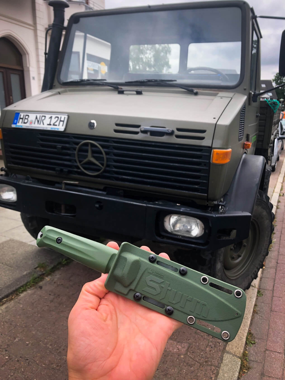 🏆Тактический нож Sturm AUS-8 StoneWash Олива