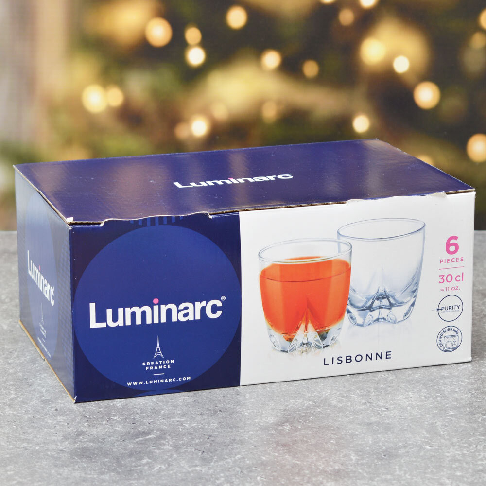 LISBONNE Набор стаканов 6шт 300мл (низкие)