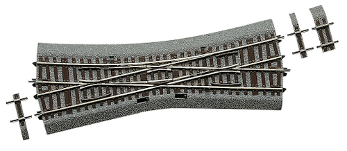 Перекрестная стрелка 15°, 230 мм