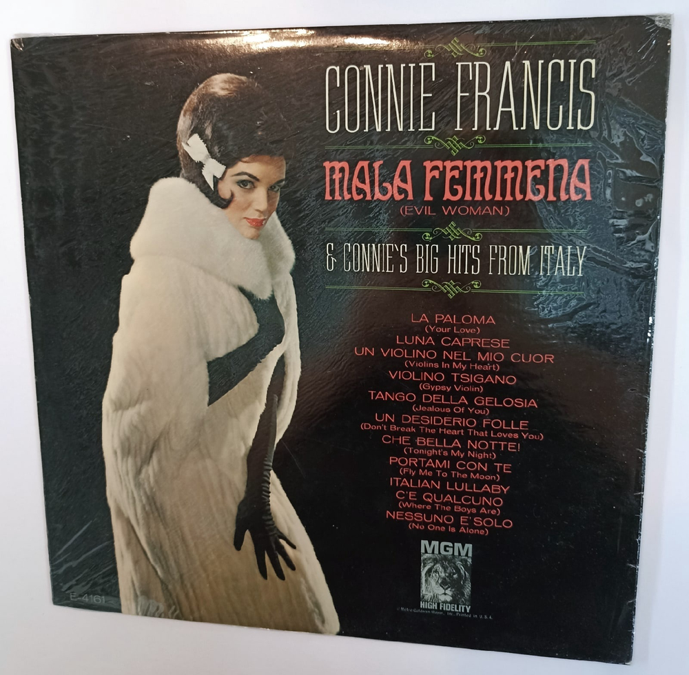 Connie Francis Mala Femmena (Evil Woman) and Connies Big Hits From Italy (US 1963)