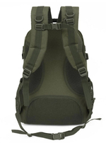 Тактический городской рюкзак с металлической ручкой 30-35л / олива