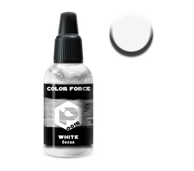 P-0015 Краска Pacific88 Белая (White) укрывистый, 18мл