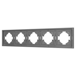 Рамка пластиковая FRM-TENDO-PL-5-GR (Arlight, -) 053853