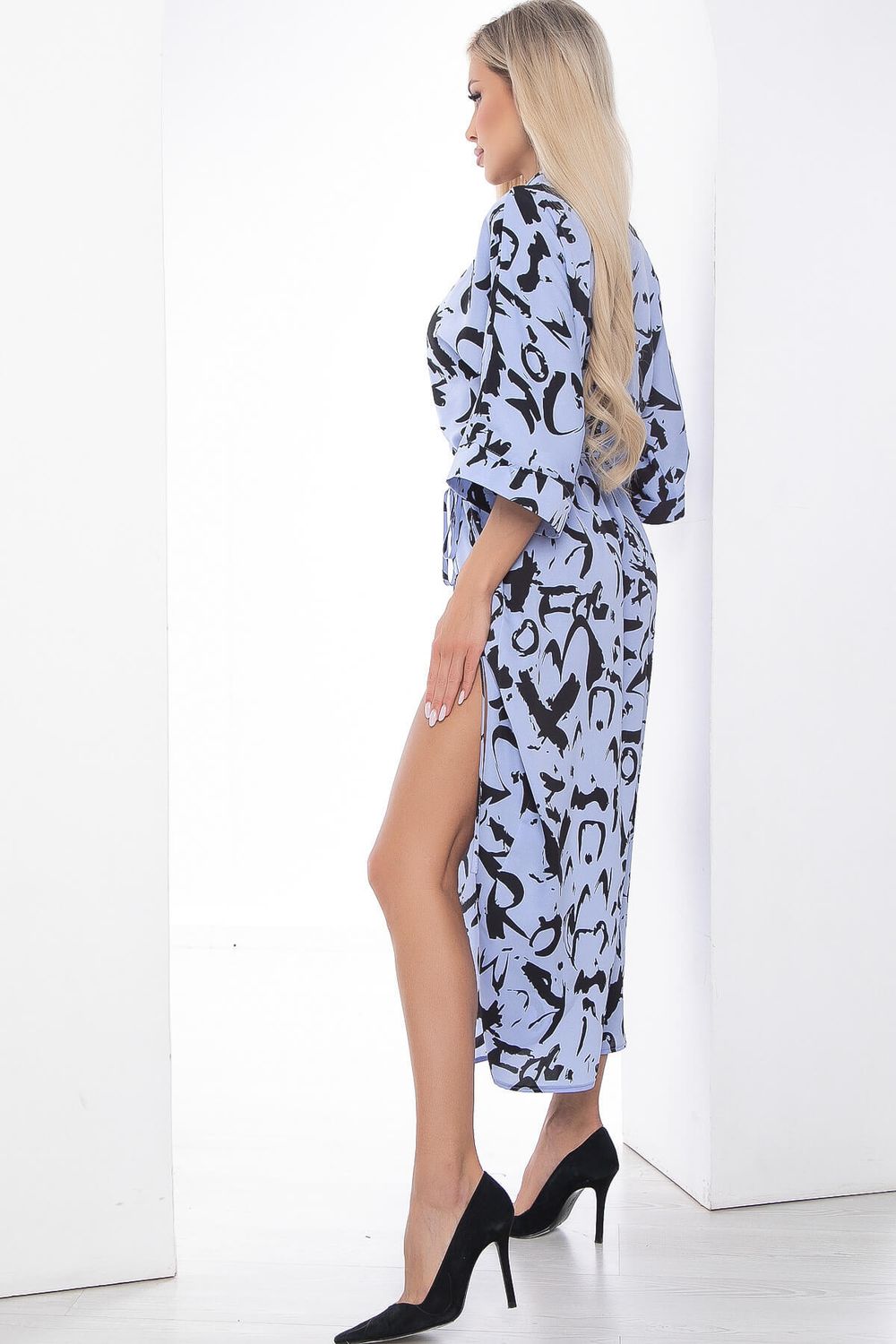 Платье "Алария" (голубое) П9080 LT Collection