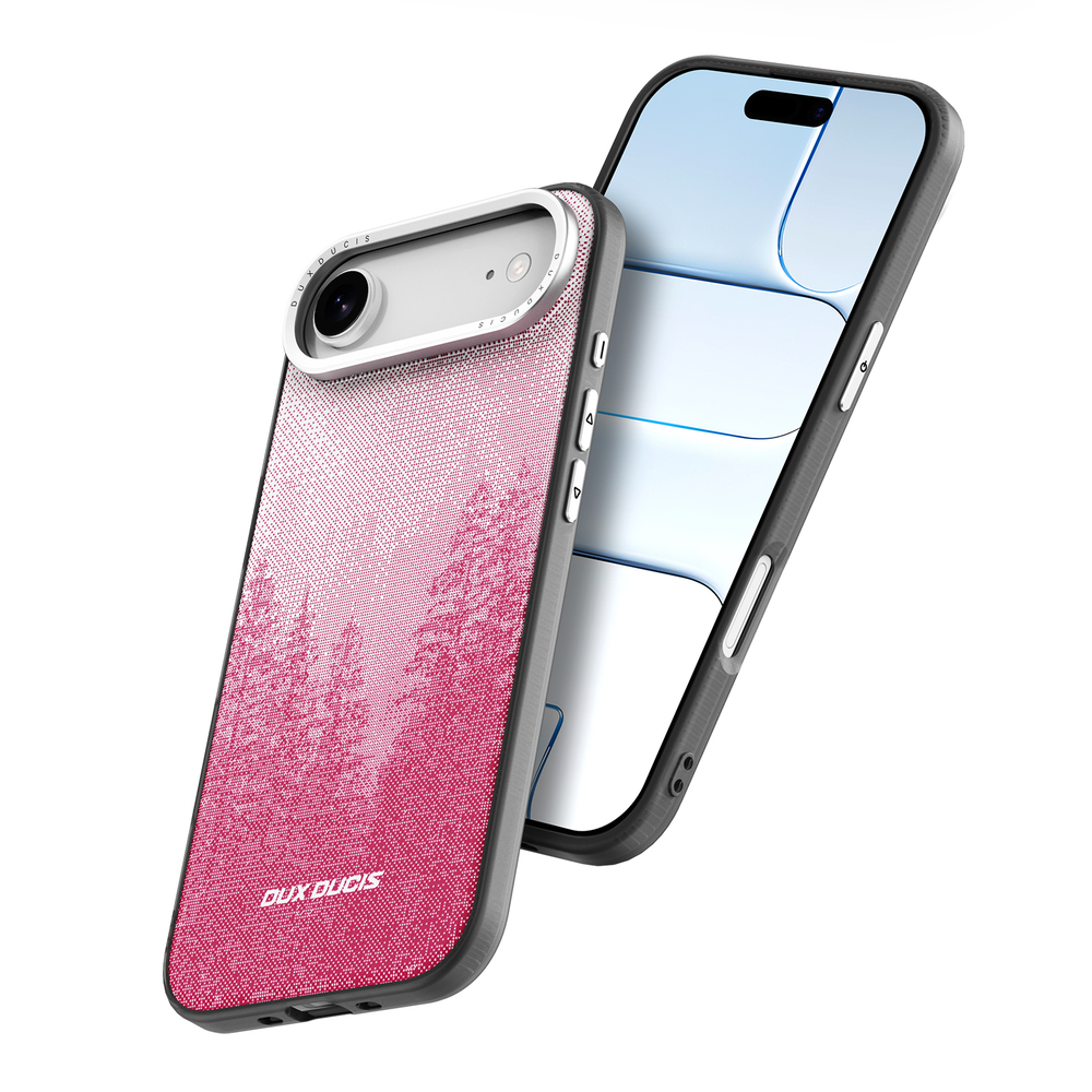 Чехол с MagSafe красного цвета для iPhone Air, серия Moro Series Magnetic от Dux Ducis