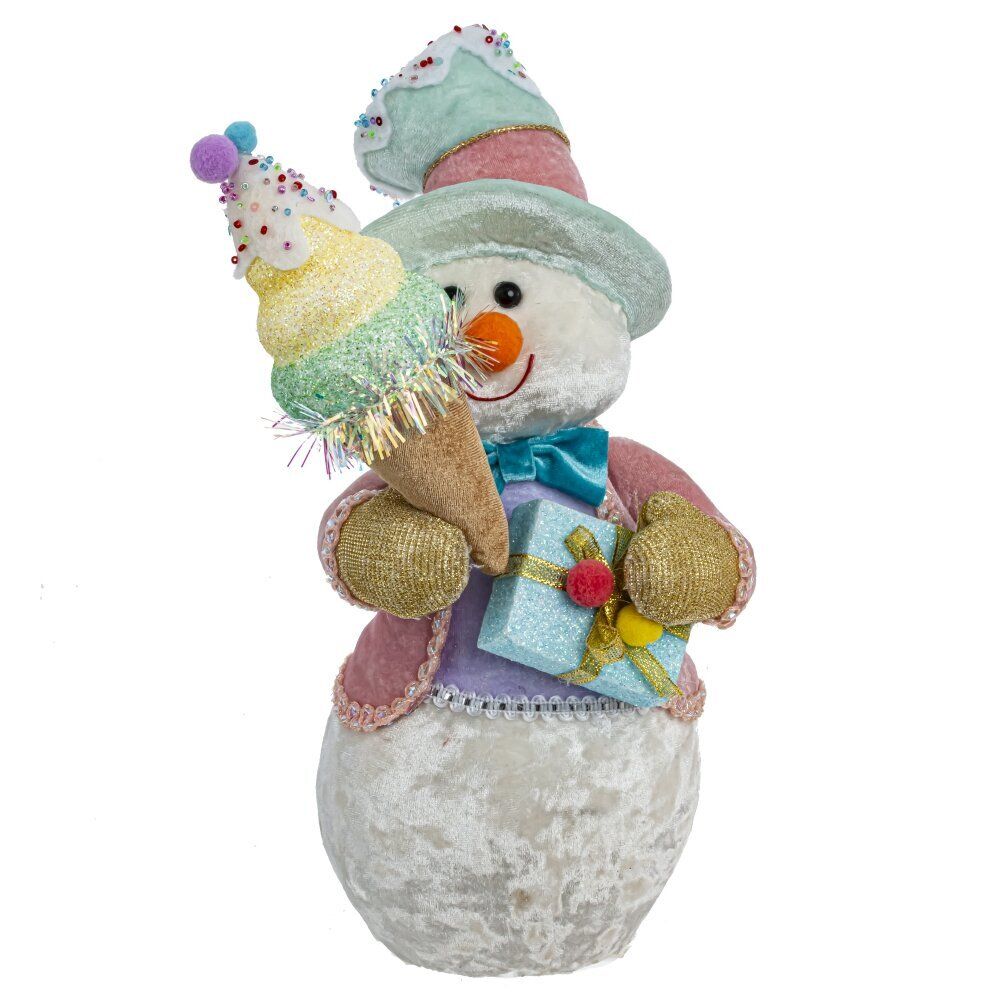 GAEM Фигурка декоративная "Снеговик", L15 W16 H29 см