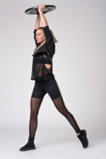 Леггинсы Gold Mesh leggings 829