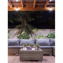 Светильник декоративный настенный ЭРА WL15 под лампу MR16 GU10 IP54 хром для интерьера и фасадов зданий