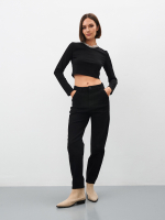 Женские джинсы mom fit с высокой посадкой-MP103B