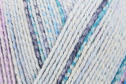 Пряжа Regia Cotton Color (02476/Ветренный день), 72% хлопок, 18% полиамид, 10% полиэстер, 100г/420м