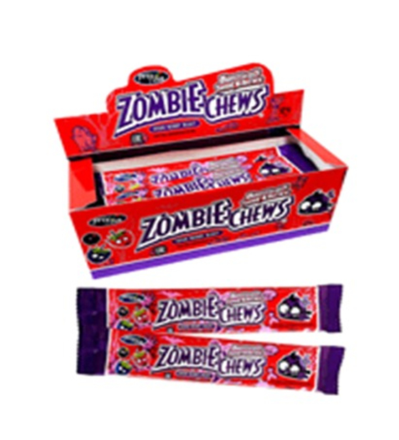 Жев.конфета Zombi chews sour berry blast 24шт*20г  (Пакестан)