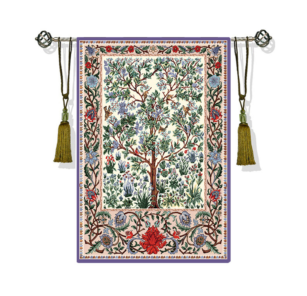 Гобеленовое панно Цветущая яблоня беж. 70х100 см