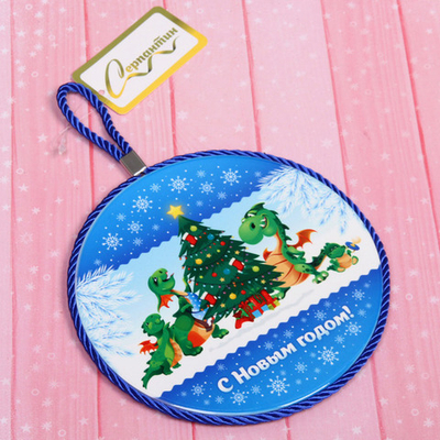 Подставка под горячее керамическая 16см «Семейка Драконов Эванс»