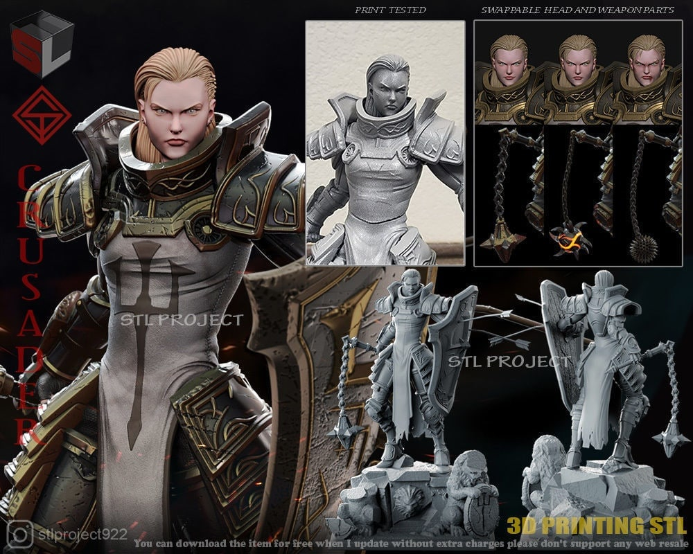 Фигурка Diablo диабло Crusader