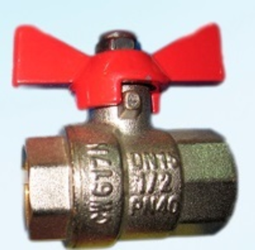 Кран Шаровой Valtec ВР-ВР 1/2" (бабочка)