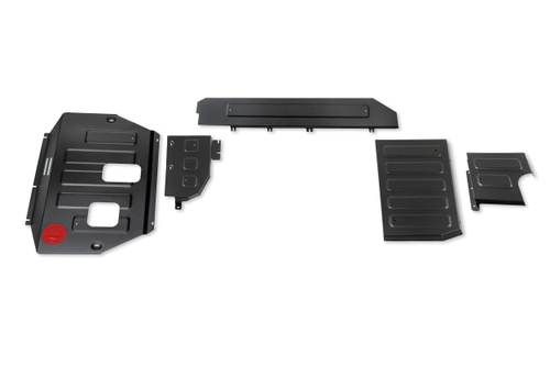 Комплект стальной автомобильной защиты картера, АКБ, топливных магистралей, топливного бака, редуктора АвтоБроня для WEY 05 РКПП 4WD 2023-н.в., рынок РФ, сталь 1.5 мм, с крепежом, штампованная, K111.02032.1