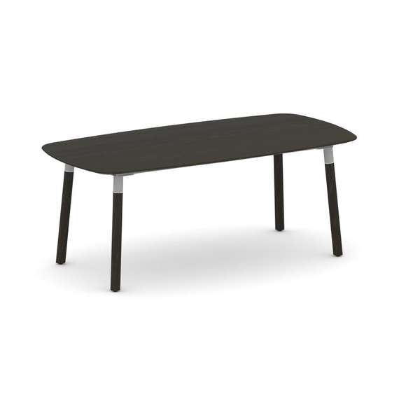 Oak Стол переговорный PR.C.SPRG-008.M Дуб Темный/Металл Серый 2000*1000*750