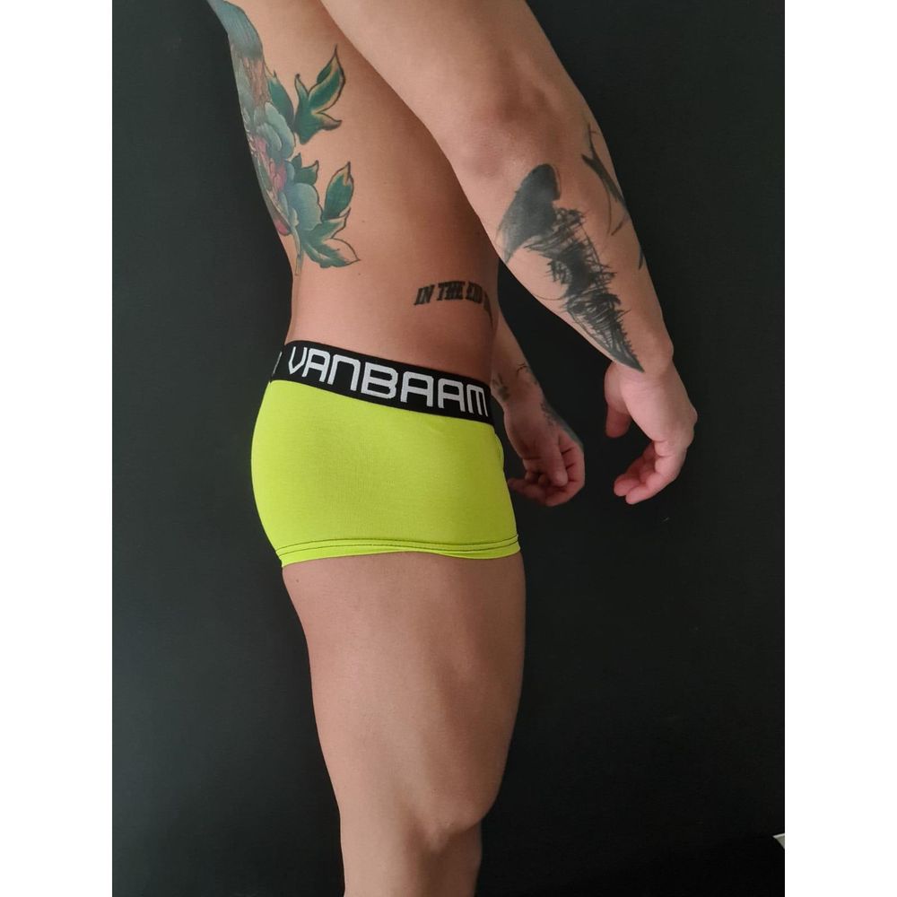 Мужские трусы хипсы салатовые Van Baam 48126