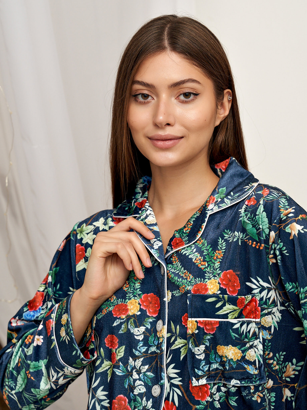 [m]Пижама женская велюровая 2505