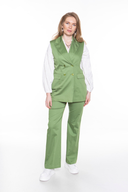 ХЛОПКОВЫЙ АТЛАСНЫЙ ЖИЛЕТ