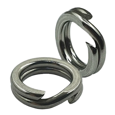 Заводное кольцо Vido Craft Flat Double Ring Черный Никель 10шт -