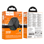Складное зарядное устройство Hoco CS102A PD30W+QC3.0 (black)