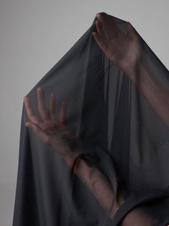 Сетка эластичная Китай A957, (аналог Lauma арт. 556), черный 170