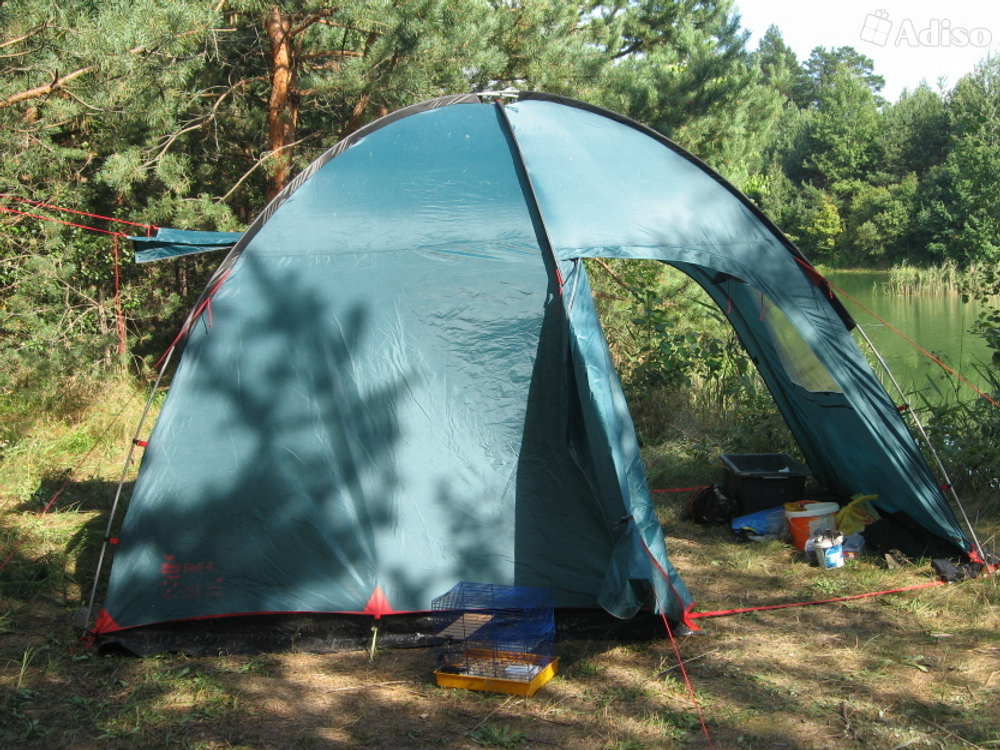 Палатка TRAMP Bell 3 (V2), артикул TRT-80, цвет Зеленый