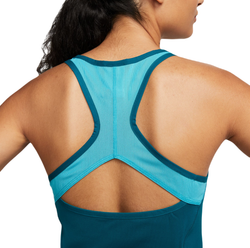 Женский топ теннисный Nike Court Dri-Fit Slam Top - Бирюзовый