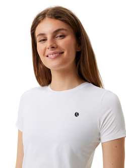 Женская теннисная футболка Björn Borg Ace Slim T-Shirt - brilliant white