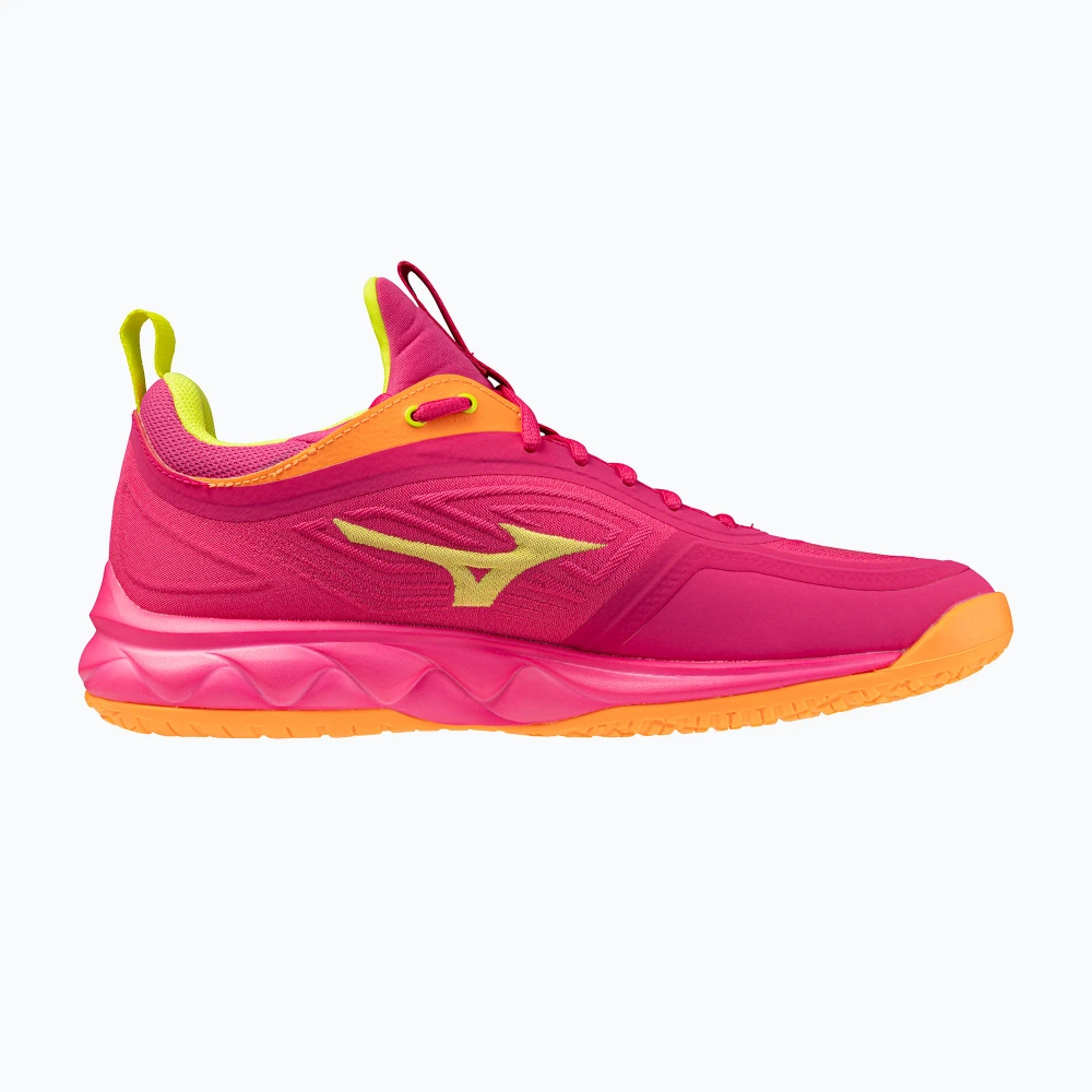 Кроссовки волейбольные Mizuno Wave Luminous 3 mugen pink tetra/fortune yellow/ligh