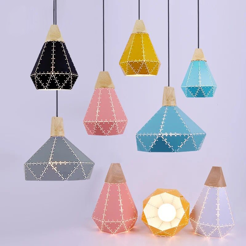 Pendant design lamp Fracture  D30 (Black)