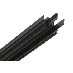 Магнитный трековый шинопровод ЭРА TRM-PC20-200 B встраиваемый для натяжных потолков 2м черный для системы NOVA ver.2 | Магнитный шинопровод и аксессуары