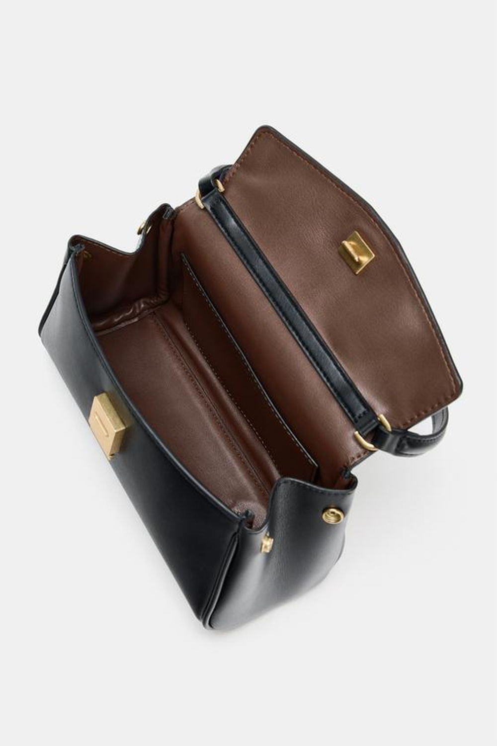 ZARA МИНИ-СУМКА, ЧЕРНЫЙ