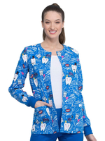 Жакет медицинский женский Cherokee CK301, зубы, XXS