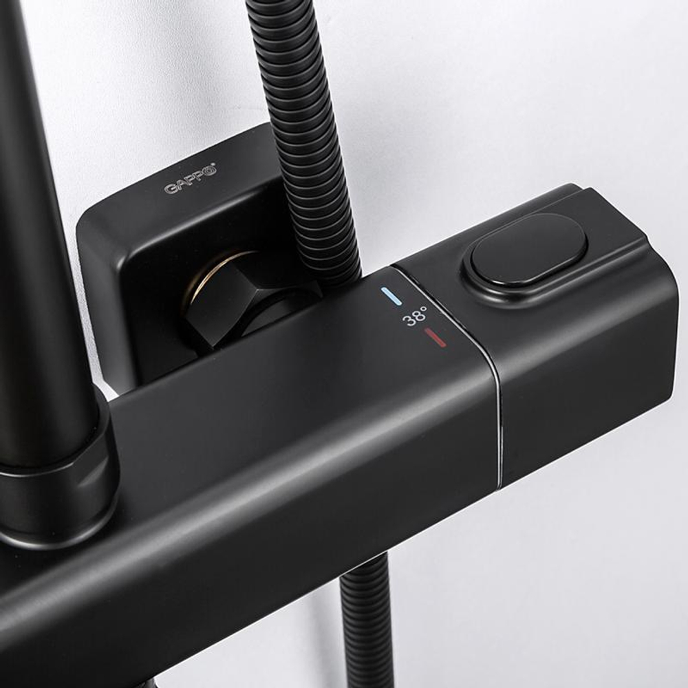 Душевая система с термостатом Gappo G2491-6