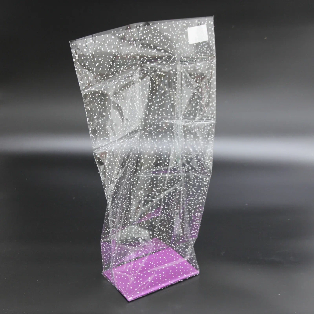 Пакет на жестком дне, рисунок «мошка» (дно 17*11; выс.54,5см)