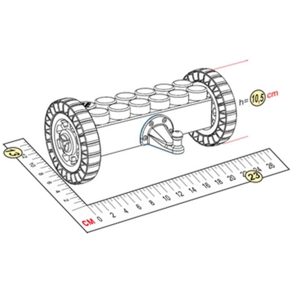 Подвижная платформа 23x13x10.5 см GigaBloks 5"