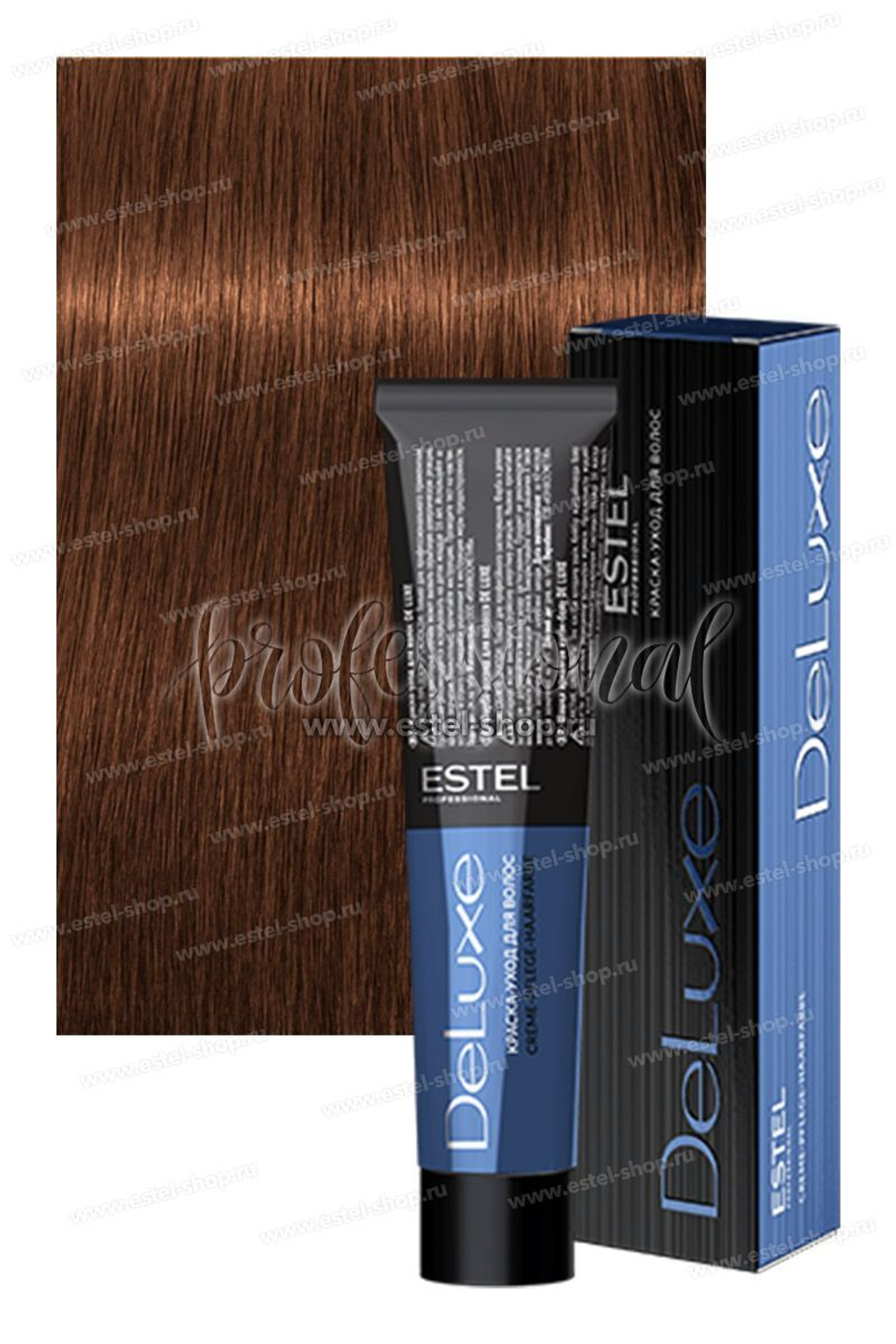 Estel DeLuxe 7/47 Русый медно-коричневый 60 мл