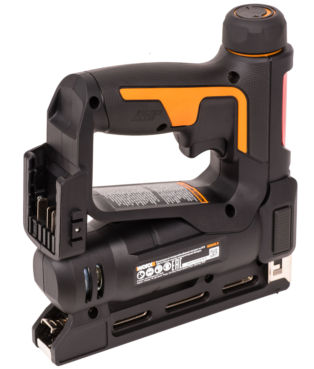 Степлер аккумуляторный WORX WX843.9