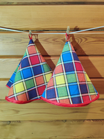 Полотенце кухонное, круглое, 2 шт, вафельное полотно