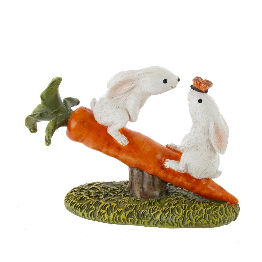 GAEM Фигурка декоративная "Зайцы", L8 W3 H5,5 см