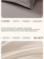 Комплект постельного белья Сатин Velvet Premium с Одеялом VP013