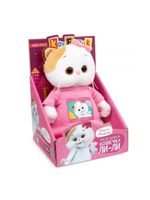 Мягкая игрушка Кошечка Ли-Ли в комбинезоне 18 см LKm18-004