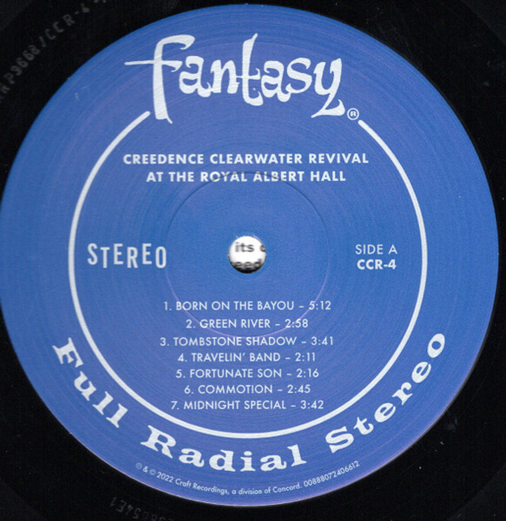 Creedence Clearwater Revival / At The Royal Albert Hall (April 14, 1970)(LP)