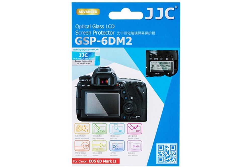 Защитное стекло JJC для Canon EOS 6D Mark II