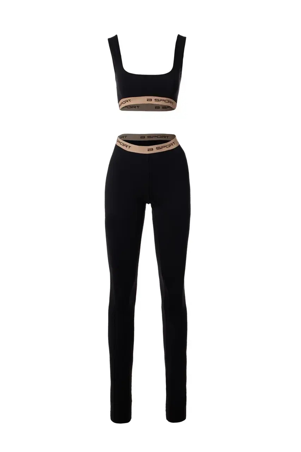 "B-SPORT" Лосины с фактурной резинкой