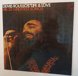 Винтажная виниловая пластинка LP Demis Roussos Life and Love (His 20 Greatest Hits) (Греция 1978)