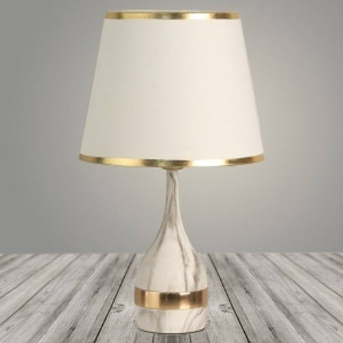 20458 WT белый/белый абажур h450 1х60W E27 Лампа настольная (1) Сделай сам