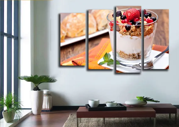 Модульная картина "Здоровый десерт"